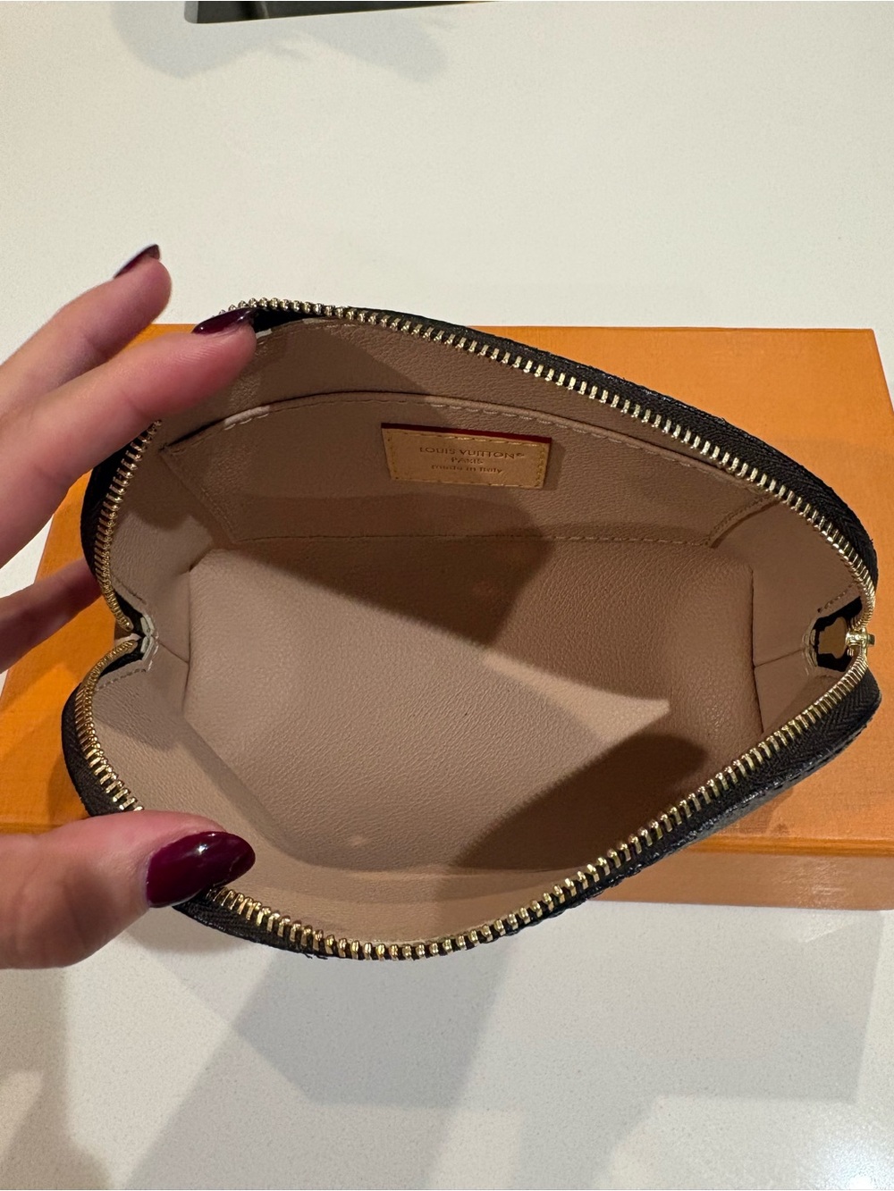 Louis Vuitton Monogram Cosmetic Pouch - Brown - Picture 3 of 5